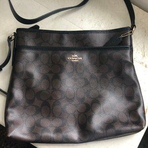 Coach File Bag in Signature Print